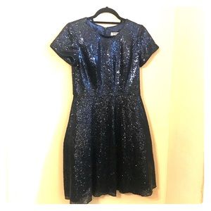 Navy Blue Cocktail Dress